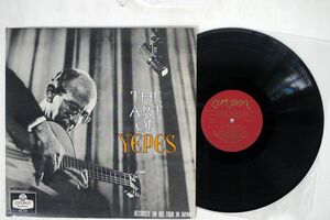 ペラ 日本録音 フラット盤 NARCISO YEPES/イエペスの芸術/LONDON LC 57 LP