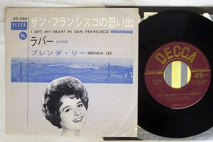 BRENDA LEE/I LEFT MY HEART IN SAN FRANCISCO/DECCA DS-292 7 □