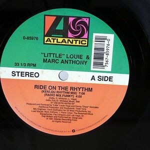 LOUIE VEGA/RIDE ON THE RHYTHM/ATLANTIC 85976 12