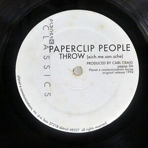 PAPERCLIP PEOPLE/THROW / REMAKE (BASIC RESHAPE)/PLANET E PEPCP2 12