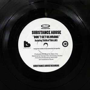 SUBSTANCE ABUSE/DON’T GET US WRONG / WEST LOS/SUBSTANCE ABUSE SAR1 12の画像1