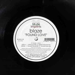 BLAZE!/FOUND LOVE!/BLAZE IMPRINTS BLZ004 12の画像1