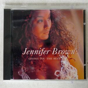 JENNIFER BROWN/GIVING YOU THE BEST/ARISTA 74321 18167 2 CD □