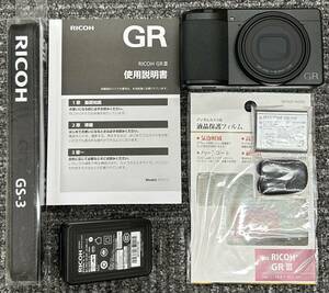●　RICOH　リコー　コンパクトデジタルカメラ　GR Ⅲ　R02010　デジカメ　バッテリー　ストラップ　GR LENS f=18.3mm 1:2.8　おまとめ