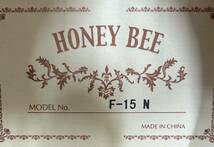 ●　HONEY BEE　ハニービー　アコースティックギター　F-15/N　アコギ　フォークギタータイプ　楽器　弦楽器_画像9