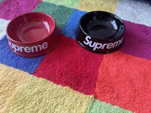  beautiful goods 11SS Supreme Dog Bowl dog bowl 2 point set 