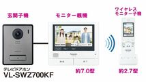 ▲パナソニック ワイヤレスモニター付きテレビドアホン VL-SWZ700KF▲_画像1