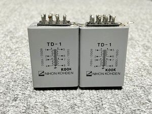  Japan light electro- NIHON KOHDEN TD-1 600Ω/150Ω line trance 2. set operation goods ③