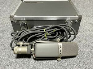 Sony C-38B コンデンサーマイク 現状品 ケース付 SN_4936