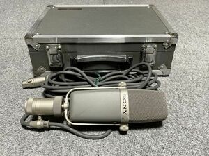 Sony C-38B コンデンサーマイク 現状品 ケース付 SN_4937