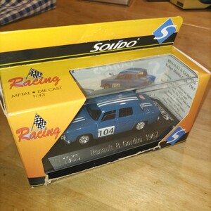 [SOLIDO]1/43 Solido 1935 Renault 8 Gordini 1967 Racing Renault Gordini blue / blue 