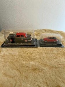 ミニカー　Volkswagen Beetle Convertible未使用 & ミニカー フランスパリのタクシー海外製品