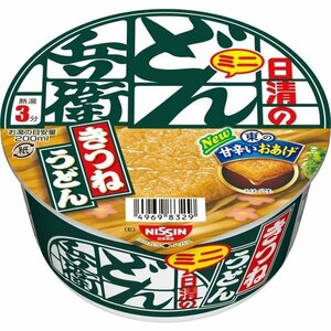 【日清食品】　どん兵衛　きつねうどんミニ（西）１ケース　１２入り　