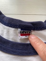 希少ビンテージ！70'sLEVI'Sリーバイス・旧ボックスロゴカラー染み込みTシャツ当時物！オフィシャル物！100円～最落無し！検索40s50s501XX_画像5