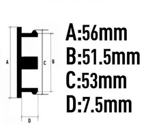 OZ ホイールキャップ 56mm 5JA601151A センターキャップ ハブキャップ ブラックレッド 4個セット_画像4