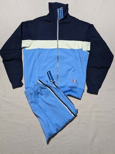 ★80s Champion チャンピオン ジャージセットアップ M 未使用 タグ付 稀少 ヴィンテージ　nike adidas puma converse asics onitsuka