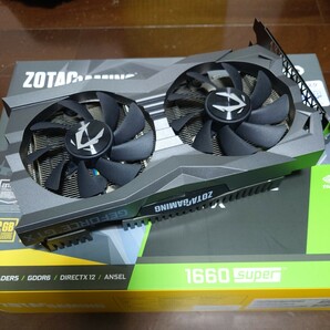 zotac 1660 super amp グラフィックボードの画像1