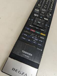 【FKB-4-103】 純正 東芝 REGZA テレビリモコン TOSHIBA 東芝リモコン TVリモコン CT-90360　動確済