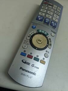 【FKB-6-177】 Panasonic DVD/テレビ リモコン EUR7658Y20 「DMR-XW50/DMR-XW30/DMR-EX550/他」動確済