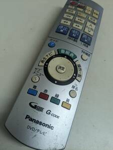【FKB-6-179】 Panasonic DVD/テレビ リモコン EUR7658Y20 「DMR-XW50/DMR-XW30/DMR-EX550/他」動確済