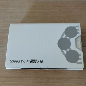 NEC Speed Wi-Fi 5G X12 NAR03 アイスホワイト SIM モバイルルーター Pocket WiFi 5G対応