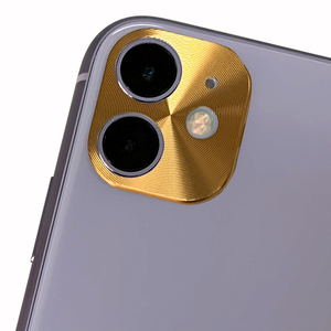 即決・送料込)【iPhone 11 のカメラレンズを守ります！】GauGau iPhone 11 用 Camera lens Cap Gold