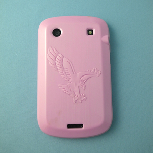 即決・送料込み)【ソフトケース】GauGau BlackBerry Bold 9900/9930 Eagle Design TPU Case Solid Light Pink