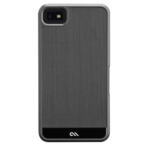 即決・送料無料)【金属調のハードケース】Case-Mate BlackBerry Z10 FAUX Brushed Aluminum Effect Case Silver