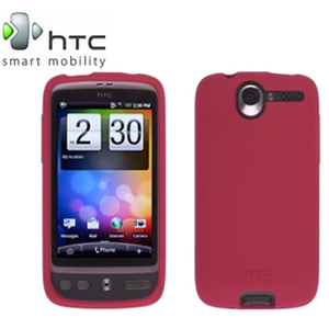 即決・送料込)【HTC純正 ソフトケース】HTC Desire/SoftBank X06HT Skin Case Red