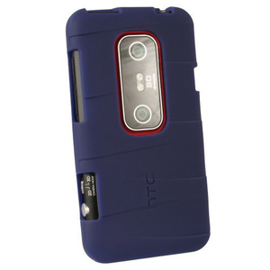 即決・送料込み)【HTC純正 シリコンケース】HTC au ISW12HT/HTC EVO 3D Silicone Case Blue Ribbon