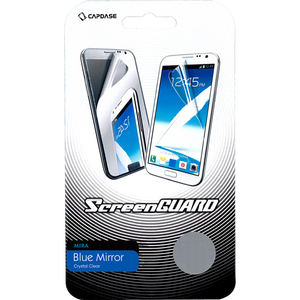 即決・送料込) CAPDASE Samsung GALAXY Note 2 SC-02E Screen GUARD Blue mira「ブルー・グラス ミラータイプ」液晶保護フィルム