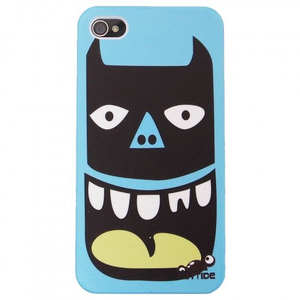 即決・送料込) YETTIDE iPhone 4S/4 Funny Face スリム ハードケース - Bat Mask Hero Blue