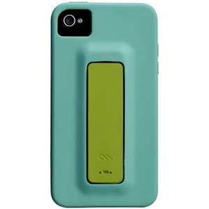 即決・送料無料)【スタンドが収納可能なケース】Case-Mate iPhone 4S/4 Snap Case Turquoise/Lime
