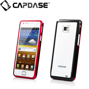 即決・送料込)【金属製フレームケース】CAPDASE GALAXY S II SC-02C Alumor Bumper Duo Frame Mahogany/Black