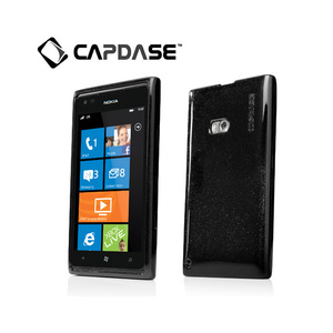 即決・送料込)【ラメ入りソフトケース】CAPDASE Nokia Lumia 900 Soft Jacket 2 XPOSE Sparko Solid Black