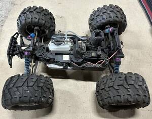 (M)hpiレーシング エンジンカー 4WD アルミシャーシ 現状中古品