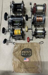 (M)Penn リール ベイトリール senator jigmasterなど まとめて6個 現状中古品