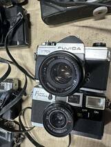 (M5#)フィルムカメラ YASHICA GSN OLYMPUS M-1 KONICA EL minolta HI-MATIC FUJICA ST701など まとめて16台 ジャンク品扱い_画像9