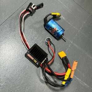 ホビーウイング EZRUN 18A ESC + 18T モーター + プログラムカード セット