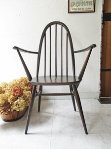 ■店頭価格　￥４４０００■ERCOLアーコールアームクエーカーチェア１６■ヴィンテージチェア 木製古木椅子■イギリスビンテ―ジ