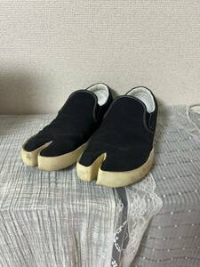 Maison Margiela 足袋スリッポン/ローカットスニーカー/42/BLK ブラック　マルジェラ