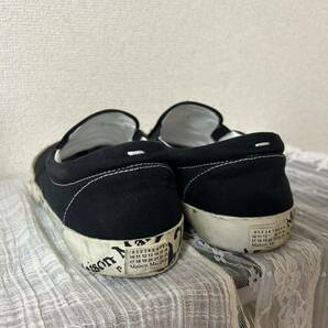 Maison Margiela 足袋スリッポン/ローカットスニーカー/42/BLK ブラック マルジェラの画像3