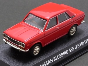 *** Sunday night * loose *NISSAN BLUEBIRD SSS (P510) 1968* out of print famous car COLLECTION THE BEST*KONAMI*1/64