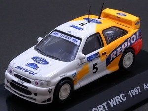 ★★★日曜夜★ルース★FORD ESCORT WRC★1997 ACROPOLIS★CARLOS SAINZ★RALLY CAR COLLECTION★CM'S★1/64