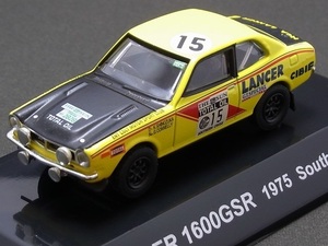 ★★★日曜夜★ルース★MITSUBISHI LANCER 1600GSR★1975 SOUTHERN CROSS★KENJIRO SHINOZUKA★篠塚建次郎*RALLY CAR COLLECTION*CM'S*1/64