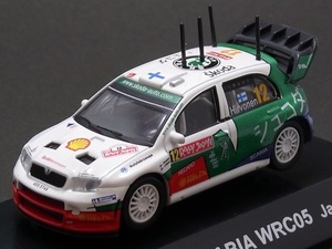 ★★★日曜夜★ルース★SKODA FABIA WRC05★JAPAN★MIKKO HIRVONEN★RALLY CAR COLLECTION EXTRA★CM'S★1/64