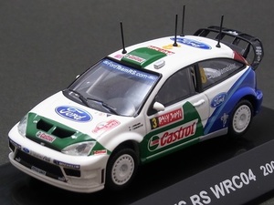 ★★★日曜夜★ルース★FORD FOCUS RS WRC04★2005 JAPAN★TONI GARDEMEISTER★RALLY CAR COLLECTION EXTRA★CM'S★1/64