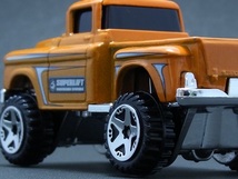 ☆☆☆日曜夜☆未開封新品☆'56 FLASHSIDER(CHEVROLET TASK FORCE PICKUP TRUCK)(第3世代金型)☆SUPERLIFT SUSPENSION SYSTEMS☆HOT WHEELS_画像2