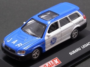 ☆日曜夜☆ルース☆SUBARU LEGACY☆JAF☆DIE-CAST REAL-X MODEL SERIES 1/72 MINICAR COLLECTION PART 3☆REAL-X☆1/72