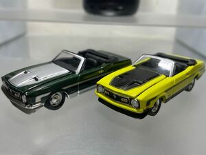 JOHNNY LIGHTNING 1972 FORD MUSTANG CONVERTIBLE フォード マスタング 2台 loose